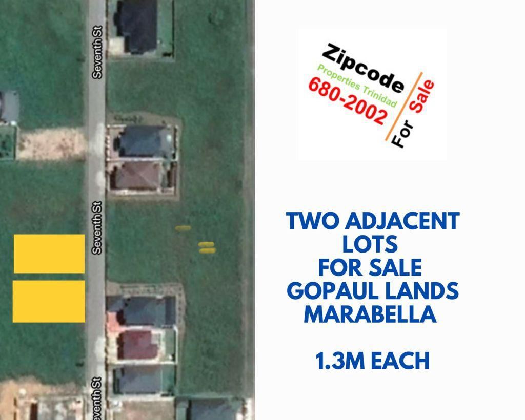 Gopaul Lands - 2 Adjacent Lots..