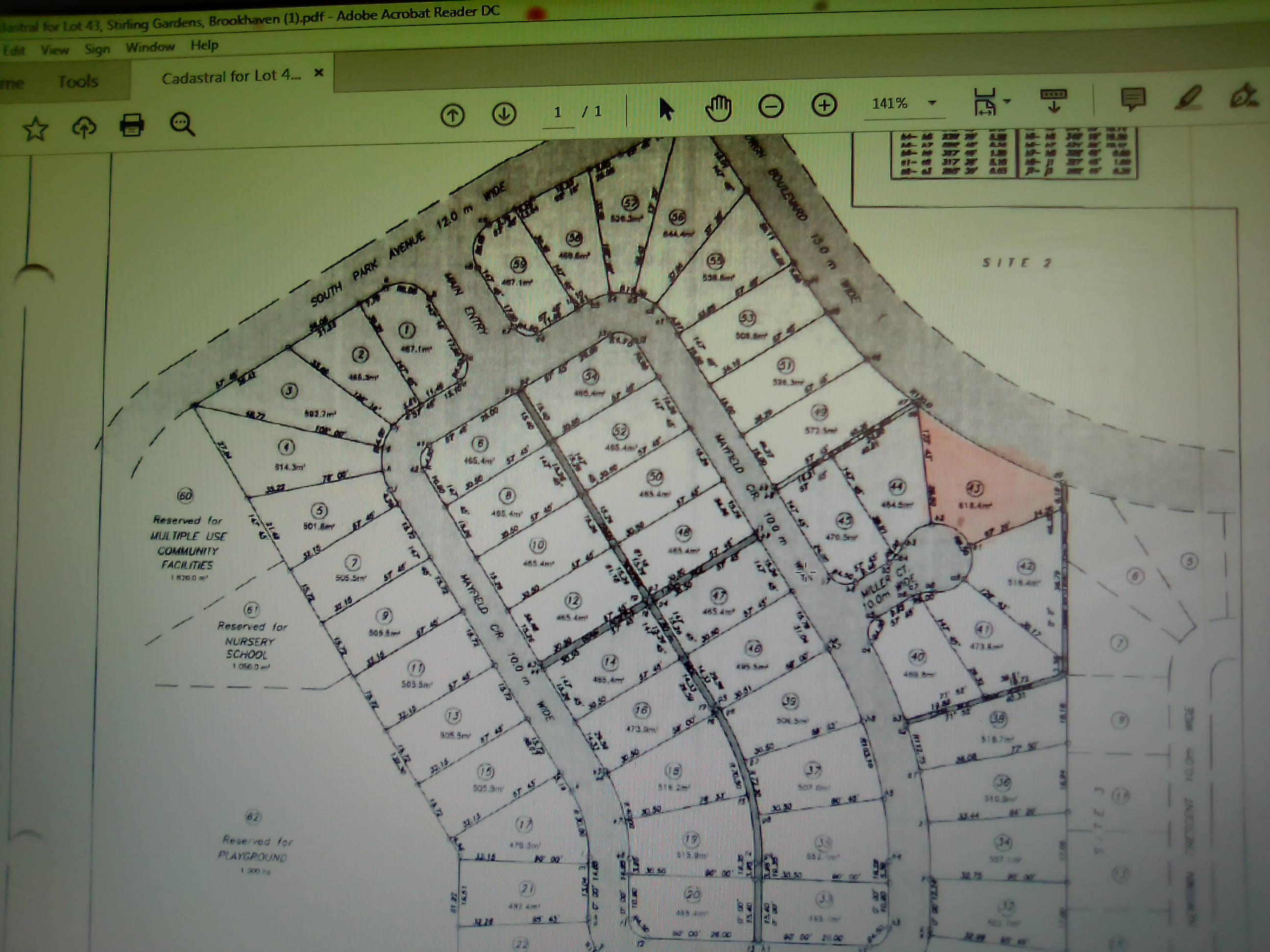 LOT #43 STERLING GARDENS BROOK..